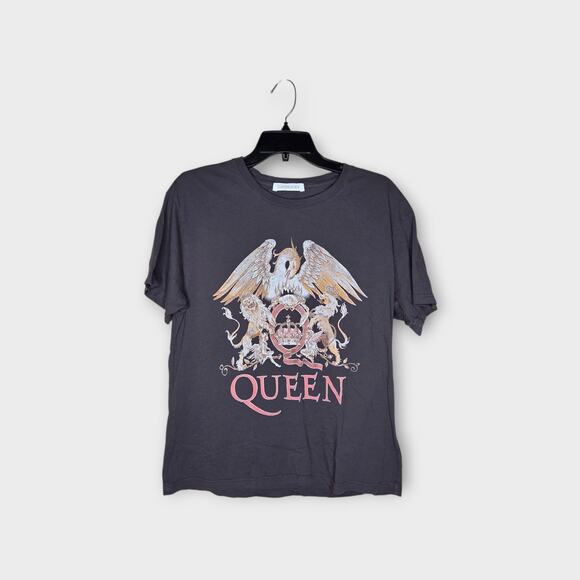 Daydreamer LA Womens Queen Rock Band Tee Sm Gray Graphic Vintage Inspired - Picture 1 of 7
